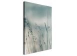 artgeist , Hellgrau, Pastellblau , Holz, Textil , Kiefer , rechteckig , 60x90x1.2 cm , Keilrahmen ,