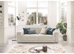 2-Sitzer 3C CANDY "Enisa softig und legeres Big-Sofa, bequem und komfortabel", weiß, B:230cm H:85cm T:127cm, 88% Polyester, 12% Polyacryl, Sofas, 2-Sitzer, Zeitloses und stylisches Loungemöbel, in Breitcord