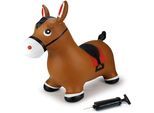 Hüpftier JAMARA "Pferd, braun", braun, Hüpfspielzeug, BabyB:28cm H:47cm T:58cm, Hüpftier, inkl. Luftpumpe, B:28cm H:47cm T:58cm