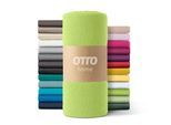Spannbettlaken OTTO HOME "PAPRIKA Microfaser-Jersey, pflegeleicht", grün, B:200cm L:200cm, Microfaser-Jersey, Obermaterial: 100% Polyester, Bettlaken, Spannbettlaken, Bettlaken Laken in Jersey Qualität, schnelltrocknend
