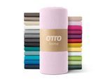 Spannbettlaken OTTO HOME "PAPRIKA Microfaser-Jersey, pflegeleicht", rosa, B:160cm L:200cm, Microfaser-Jersey, Obermaterial: 100% Polyester, Bettlaken, Spannbettlaken, Bettlaken Laken in Jersey Qualität, schnelltrocknend