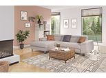 Ecksofa COTTA "Komaris L-Form, B: 244 cm", elephant, B:244cm H:72cm T:166cm, 100% Polyester, Sofas, Ecksofa, mit Kopfteilverstellung, optional Schlaffunktion, Bettkasten & Licht