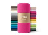 Spannbettlaken OTTO HOME "PAPRIKA Microfaser-Jersey, pflegeleicht", pink, B:90cm L:200cm, Microfaser-Jersey, Obermaterial: 100% Polyester, Bettlaken, Spannbettlaken, Bettlaken Laken in Jersey Qualität, schnelltrocknend