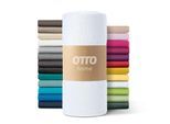 Spannbettlaken OTTO HOME "PAPRIKA Microfaser-Jersey, pflegeleicht", weiß, B:90cm L:200cm, Microfaser-Jersey, Obermaterial: 100% Polyester, Bettlaken, Spannbettlaken, Bettlaken Laken in Jersey Qualität, schnelltrocknend, Topseller