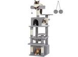 Pawz Road mittelgroßer Katzenbaum 136cm grau