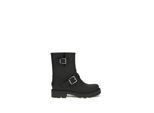 Jimmy Choo Schwarze Polyurethan Regenstiefel