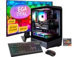 GAMEMAX Gaming-PC-Komplettsystem "MegaDeal VISTA COC AB 2871 AMD Ryzen 7 5700X 32GB 1TB SSD RTX 5060", Energieeffizienz: E, schwarz, Microsoft Windows 11 Home (64 Bit), 32 GB RAM 1.000 GB SSD, Computer_Komplettsysteme, Windows 11 + MSI MAG 32C6X Curved Monitor 80cm (32"), Gaming-PC-Komplettsystem