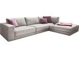 Ecksofa 3C CANDY "Enisa II L-Form", silber, B:325cm H:86cm T:222cm, Korpus/Basismaterial: 100% Polyester. Sitzfläche: 100% Polyester, Sofas, Ecksofa, bestehend aus Modulen, daher auch individuell aufstellbarbar