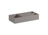 Geberit Xeno² Schubladeneinsatz 500525001 32,3x6,2x15,0cm, T-Teilung, Melamin Holzstruktur/sculturagrau