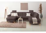 Sofa-Kopfstütze OTTO HOME "Westerland", braun (dunkelbraun), B:50cm H:25cm T:12cm, Holzwerkstoff, Kopfstützen, Sofa-Kopfstütze, 2 Stück im Set, passend zur Serie "Westerland"