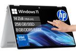 HP Convertible Notebook "14-fp0231ngx", silber (glacier silber), 8 GB RAM 256 GB SSD, Core 3, Windows11Home64-Bit, Notebooks, Convertible Notebook
