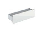 Geberit Acanto Wand-Board 500617012 45x14,8x16 cm, Glas weiss - weiss