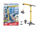 RC-Kran DICKIE TOYS "Liebherr Hero Kran", gelb (grau, gelb), Fernlenkfahrzeuge, KinderH:125cm, Kunststoff, RC-Kran, mit Licht, H:125cm