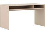 Schreibtisch YUNY BY PAIDI "HAZEL in Beige mit 2 offenen Fächern, 130 x 60 cm", cashmere, beige, B:130cm H:72cm T:60cm, Tische, Schreibtisch, stabiler Kinderschreibtisch, kratzfest & leicht zu reinigen