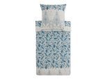 Bettwäsche BASSETTI "MONNALISA", blau (himmelblau), B/L: 155cm x 220cm, Jersey, B/L:, Jersey, Obermaterial: 100% Baumwolle CO., Bettwäsche, Bettwäsche, 100% reiner Baumwollsatin