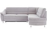 Ecksofa SIT & MORE "Cardoso L-Form", silber, B:250cm H:90cm T:175cm, Luxus-Microfaser (90% Polyester, 10% Polyamid);Flachgewebe (100% Polyester);Struktur (100% Polyester), Sofas, Ecksofa, mit Federkern, wahlweise mit Schlaffunktion und Schubkasten