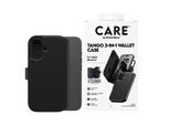 CARE BY PANZERGLASS Handyhülle "Tango 2-in-1 Wallet Case für Apple iPhone 17", schwarz, Smartphones, Hüllen, Backcover, Schutzhülle, Handyschutzhülle, Case, Schutzcase, stoßfest, Handyhülle