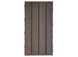 Prestige Home Terrassenfliese WPC Puerto Picolo 60X30Cm 6-Er Set, Cappuccino, Holzwerkstoff, 30x2.4x60 cm, witterungsbeständig, Gartenzubehör, Terrassenboden & Balkonbodenbelag, Terrassenfliesen