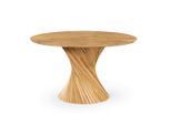 Landscape Esstisch, Akazie, Holz, Akazie, massiv, Holz, rund, Säule, rund, 130x76x130 cm, Esszimmer, Tische, Esstische, Esstische rund