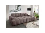 P & B , Taupe , Textil , Uni , Füllung: Schaumstoff , 304x87x155 cm , Made in EU , Typenauswahl, Armteil links, Armteil rechts ,