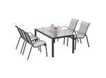 Gardenson , Braun, Graphitfarben , Metall, Kunststoff, Glas , Uni , rechteckig ,