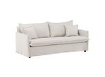 Livetastic , Beige , Metall, Textil , Füllung: Schaumstoff,Schaumstoff , 201x90x94 cm ,
