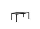 Livetastic Esstisch , Anthrazit , Metall, Glas, Keramik , rechteckig , 95x76x180-240 cm , ausziehbar , Esszimmer, Esstische, Esstische Keramik