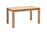 Mid.you Esstisch, Akazie, Holz, Akazie, vollmassiv, Uni, rechteckig, 80x76x120 cm, Esszimmer, Tische, Esstische