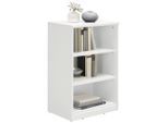 Xora Regal , Weiss , Holzwerkstoff , 2 Fächer , 55x84x36 cm , Typenauswahl, Beimöbel erhältlich , Wohnzimmer, Regal, Bücherregale