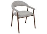 Livetastic Armlehnstuhl , Taupe , Holz, Metall, Textil , Pappel , Sperrholz , Rundrohr , 59x75x62 cm , Esszimmer, Stuhl, Polsterstühle