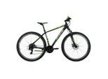 KS Cycling , Schwarz, Grün , Metall , 139x76x21 cm ,