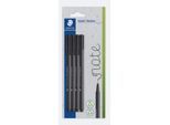 Staedtler Fineliner triplus 334, Strichstärke 0,3 mm, schwarz, 4 Stück