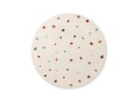 Hanse Home Kinderteppich Adventures, Creme, Mehrfarbig, Kunststoff, Punkte, rund, Oeko-Tex® Standard 100, für Fußbodenheizung geeignet, in verschiedenen Größen erhältlich, stuhlrollengeeignet, pflegeleicht, strapazierfähig, Teppiche & Böden, Teppiche, Runde Teppiche