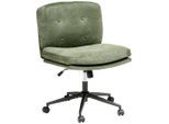 Livetastic Drehstuhl, Grün, Holz, Metall, Kunststoff, Textil, Pappel, Sperrholz, Drehkreuz, 66x90x98 cm, Sitzfläche 360° drehbar, Arbeitszimmer, Bürostühle, Drehstühle