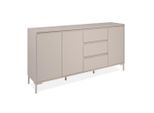 Mid.you Sideboard Korsika, Kaschmir, Metall, 2 Fächer, 3 Schublade(n) Schubladen, 170x87x40 cm, Wohnzimmer, Kommoden & Sideboards, Sideboards