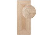 Hanse Home Läufer Juno, Creme, Goldbraun, Textil, Streifen, rechteckig, 80x300 cm, für Fußbodenheizung geeignet, beidseitig verwendbar, in verschiedenen Größen erhältlich, pflegeleicht, strapazierfähig, Teppiche & Böden, Teppiche, Teppichläufer