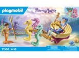 Konstruktions-Spielset PLAYMOBIL "Meeresbewohner mit Seepferdchenkutsche (71500)", bunt, Spielbausteine, Kinder, Kunststoff, Konstruktions-Spielset, Playmobil Princess Magic; Made in Europe