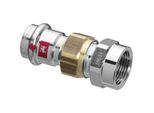 Viega Prestabo Verschraubung 643515 54 mm x Rp 2, Stahl unlegiert, flachdichtend, SC-Contur, Mehrkant