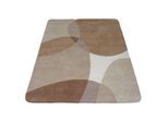 Veer Carpets Vloerkleed abstract /bruin rounded corners 230 x 330 cm