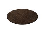 Muratap Basic rond shaggy vloerkleed hoogpolig- 200 cm rond