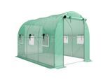4goodz Foliekas 3x2x2 m tunnel inloopkas kweektent 6 ramen