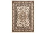 Hanse Home Flachwebeteppich Mirkan, Mehrfarbig, Beige, Kunststoff, orientalisch, rechteckig, 160x230 cm, Oeko-Tex® Standard 100, für Fußbodenheizung geeignet, in verschiedenen Größen erhältlich, pflegeleicht, strapazierfähig, Teppiche & Böden, Teppiche, Webteppiche