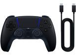PLAYSTATION 5 Wireless-Controller "DualSense Wireless", schwarz (midnight schwarz), B:16cm H:6,6cm T:10,6cm, Spielecontroller, plus USB-Kabel, Wireless-Controller