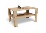 Matkam Möbel Couchtisch, Eiche Artisan, Holzwerkstoff, 100x60x68 cm, Wohnzimmer, Wohnzimmertische, Couchtische