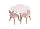 Mobili Rebecca Kindertisch,, Pink, Holzwerkstoff, 60x44x60 cm, Kinderzimmer & Jugendzimmer, Kindermöbel, Kindersitzmöbel & Kindertische, Kindersitzgruppen