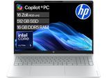 HP Notebook "OmniBook 3 16-bs0050ngx", glacier silber, 16 GB RAM 512 GB SSD, Ultra 5, Windows 11 Home, Notebooks, Notebook
