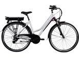E-Bike ZÜNDAPP "Z802 Damen" Gr. 48, weiß (dunkellila, weiß), Elektrofahrräder, Damen, 48cm, 28 Zoll (71,12cm), E-Bike, Pedelec, Elektrofahrrad für Damen