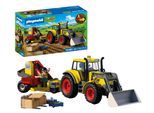 Konstruktions-Spielset PLAYMOBIL "Großer Traktor mit Kartoffelroder (72161), Country", bunt, Spielbausteine, Kinder, Kunststoff, Konstruktions-Spielset, Made in Europe