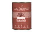 Catz finefood Nassfutter Katze Classic Adult Rind und Kalb 12x400 g