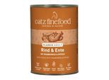 Catz finefood Nassfutter Katze Classic Adult Rind und Ente 24x400 g